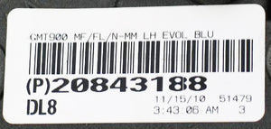 New OEM Driver Side Mirror 07-14 Silverado Tahoe Yukon Evo Blue/Black Grain DL8