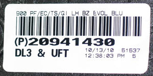 New OEM Driver Side Mirror 09-13 Chevrolet GMC Trucks Evol Blue / Molded DL3 UFT