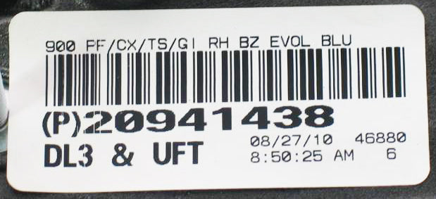 OEM Passenger Side Mirror 09-13 Chevrolet GMC Truck EvolutionBlue/Molded DL3 UFT