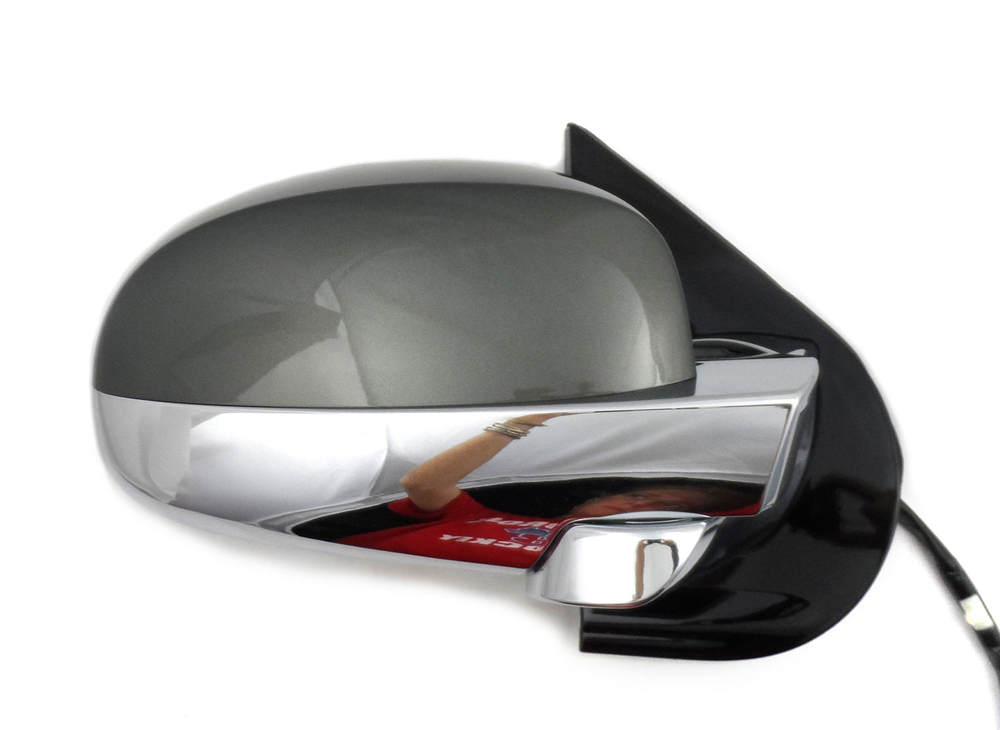 New GM Passenger Side View Mirror; Blue & Chrome 09-13 Escalade Sierra Yukon