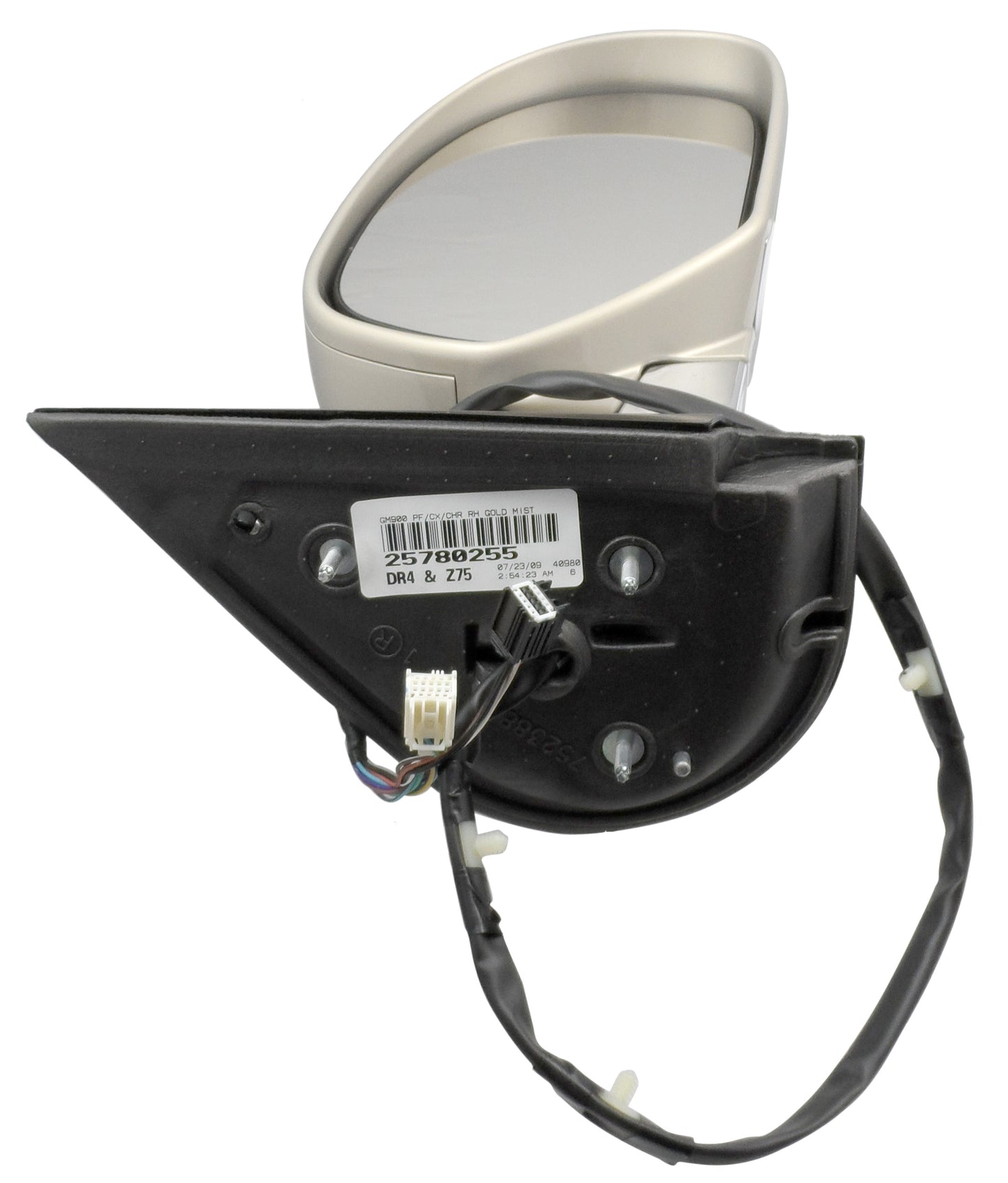 OEM RH Power Fold Auto Dimming Mirror 09-14 Escalade Yukon Tahoe Gold-Mist DR4