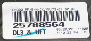 New OEM Passenger Mirror 09-13 Chevrolet GMC Trucks Black Texture/Molded DL3 UFT