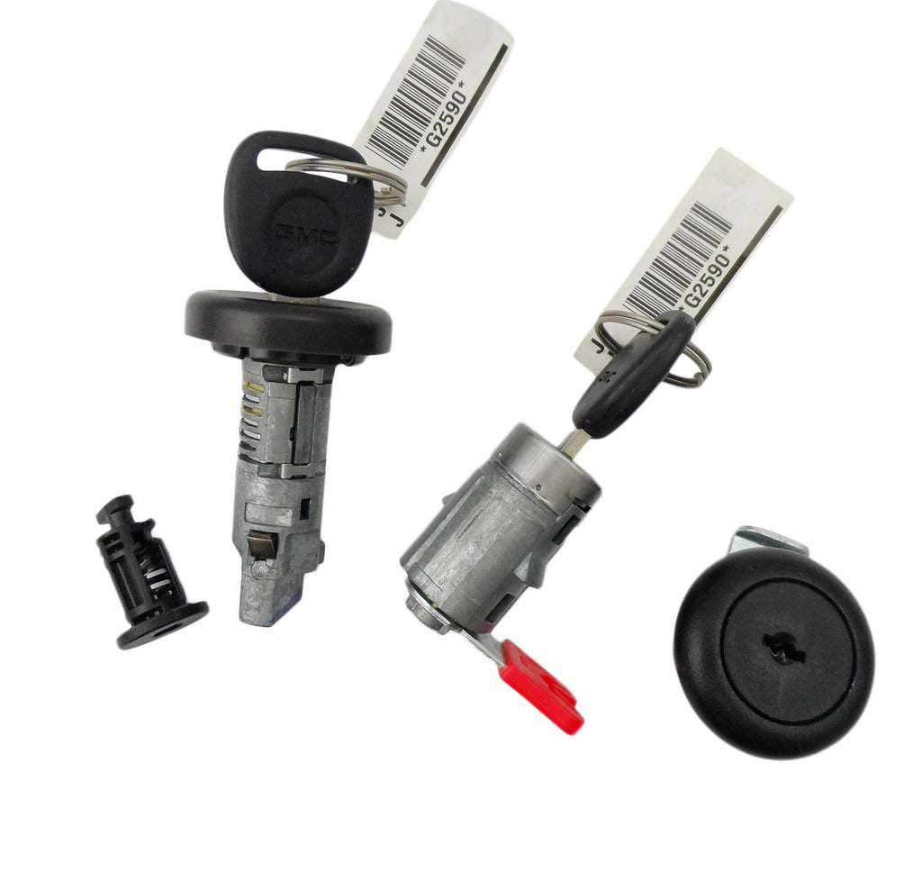 Four Piece Lock Set with Keys GM 25811097