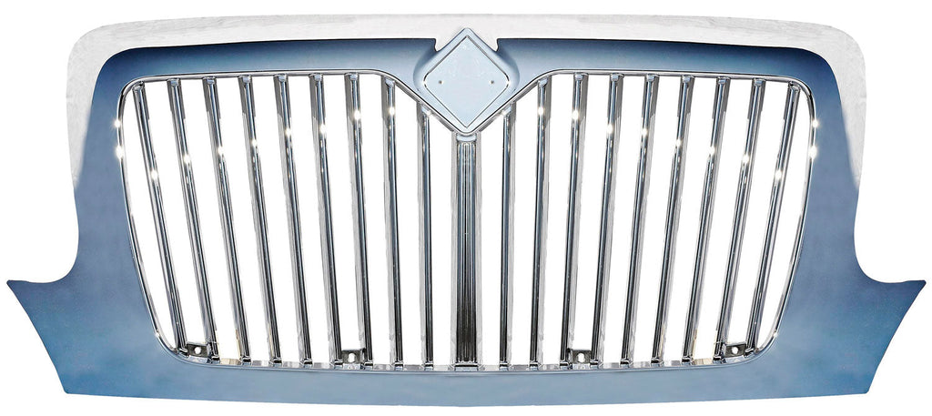 Rad. Grille Chrome Dorman 242-5107,3551015C99 Fits 90-18 International Trucks