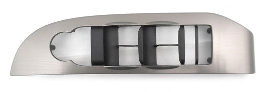 OEM Driver Window Switch Plate Metal Brush 07-10 Chevy GMC TRK Manual Fold DL8