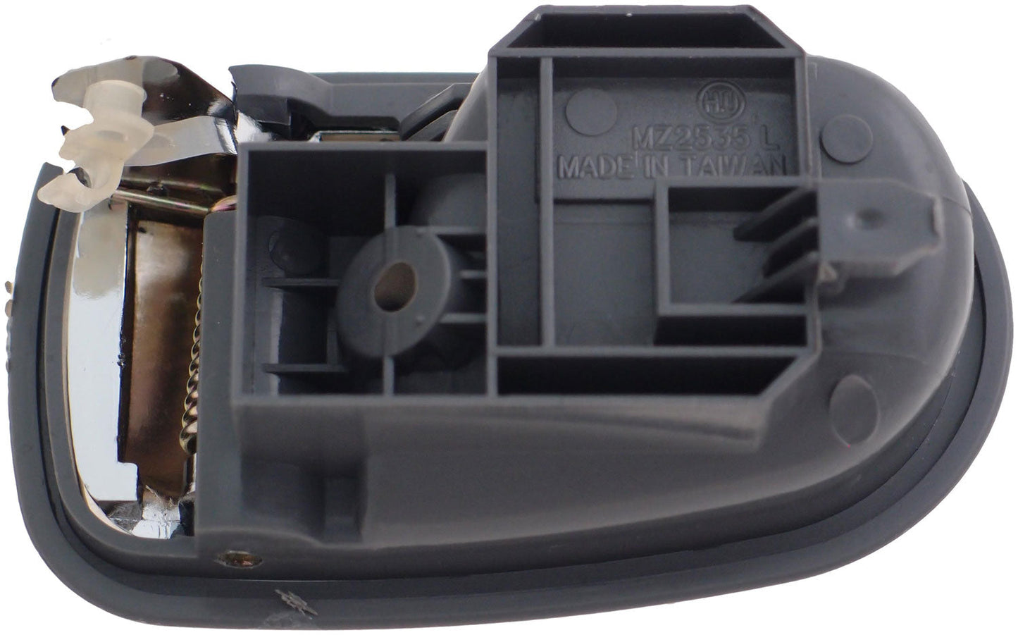 Interior Door Handle Front/Rear Left Chrome Lever Gray Housing - Dorman# 93848
