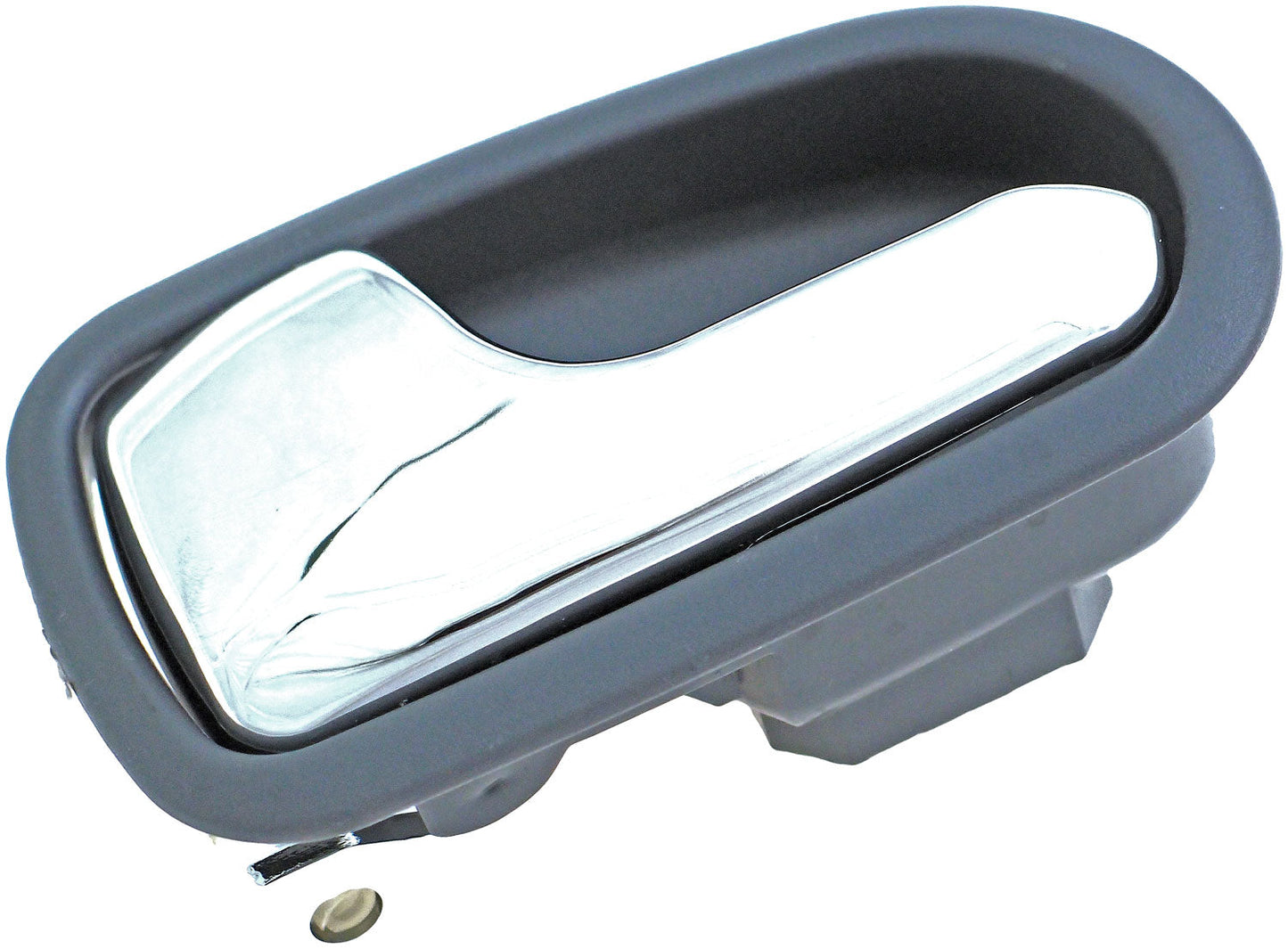 Interior Door Handle Front/Rear Left Chrome Lever Gray Housing - Dorman# 93848
