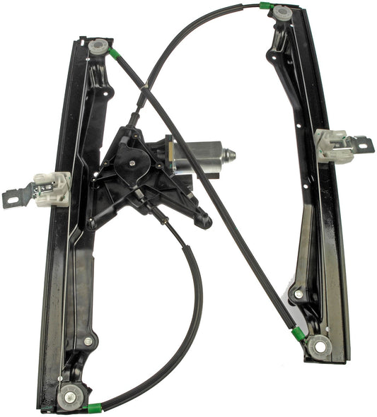 One Front Left Power Window Regulator With Motor Dorman 741-813