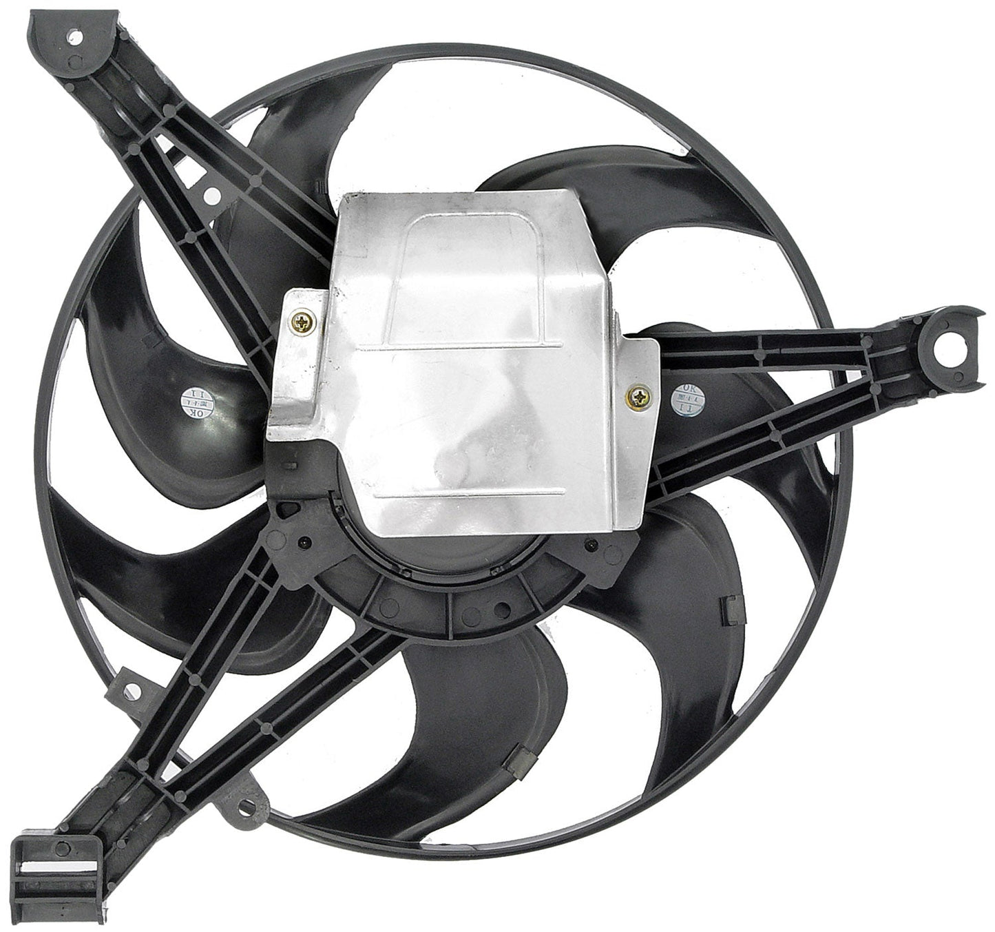 Engine Cooling Radiator Fan Assembly (Dorman 620-606) w/ Shroud, Motor & Blade
