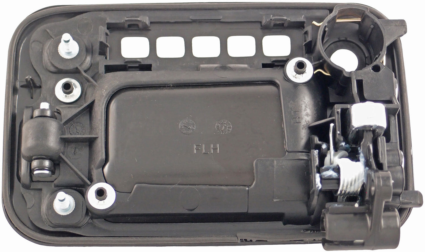 Ext Door Handle Front Left Chrome Lever Textured Black Housing w/ Keypad - 90533