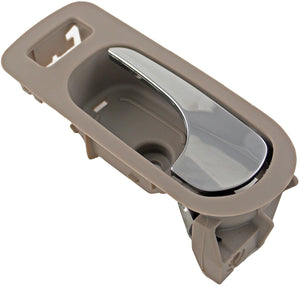 Front Left Interior Door Handle Chrome & Light Gray/Titanium - Dorman 81828