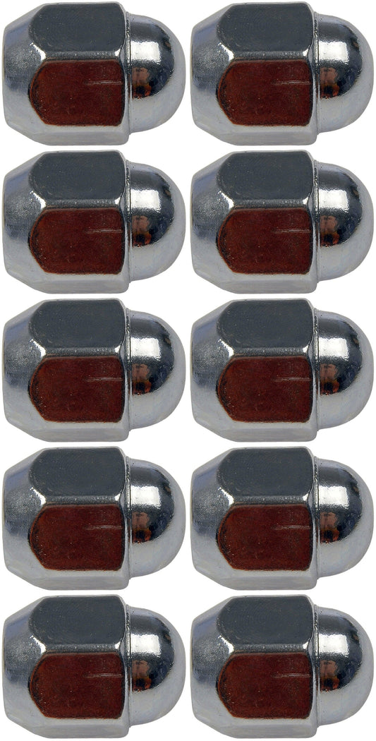 10 Wheel Lug Nut (Dorman #611-114) fits Infiniti 2010-91, Nissan 2015-78