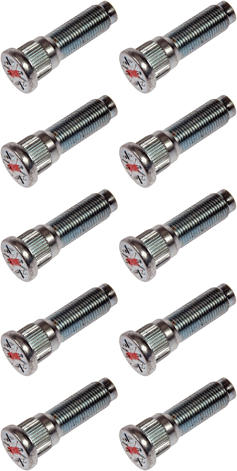 1/2-20 Serrated Wheel Stud - 0.627 In. Knurl, 1.9 In. Length - Dorman# 610-569