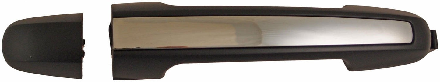 Ext Door Handle Front Right w/o Keyhole Primed Black w/ Chrome Insert - 79823
