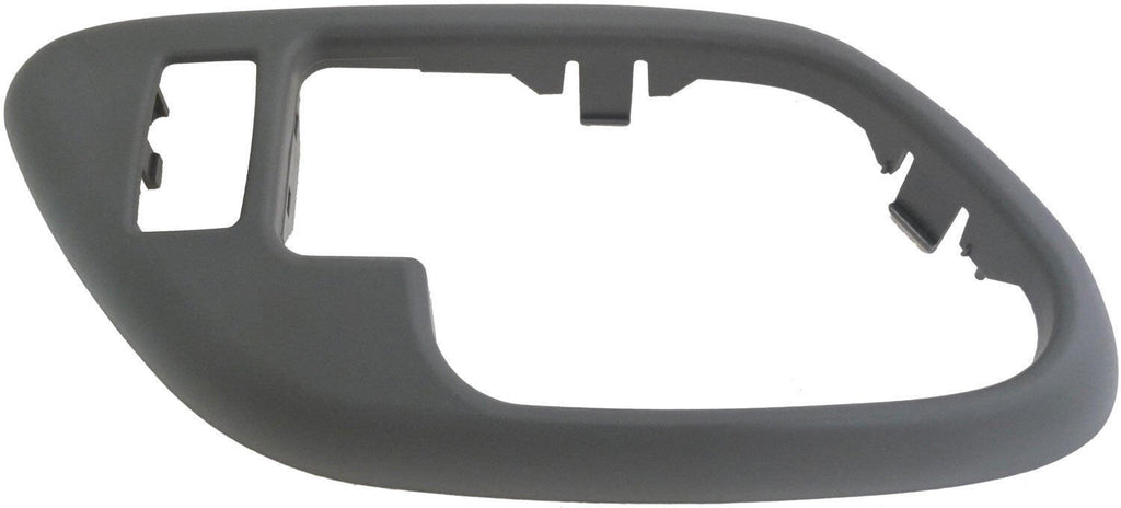 Int Door Handle Front & Rear Left Handle Bezel w/ Lock Hole Gray - Dorman# 88535
