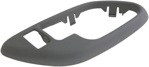 Int Door Handle Front & Rear Left Handle Bezel w/ Lock Hole Gray - Dorman# 88535
