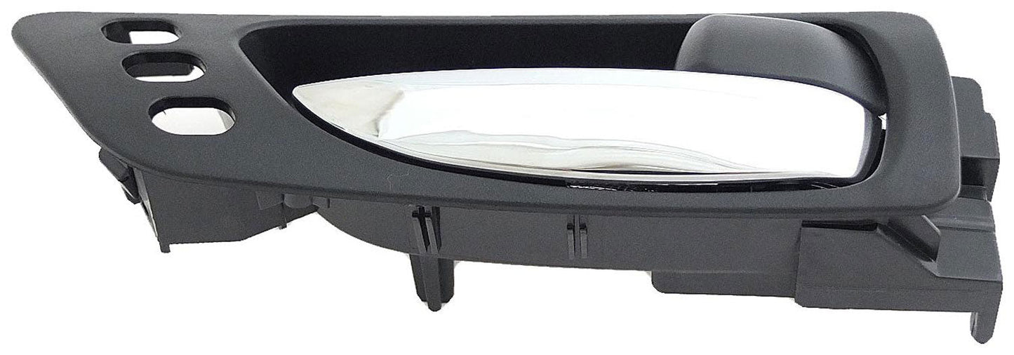 Interior Door Handle Chrome Lever Front Right Black Housing - Dorman 79855