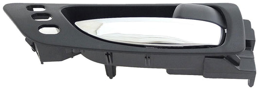 Interior Door Handle Chrome Lever Front Right Black Housing - Dorman 79855