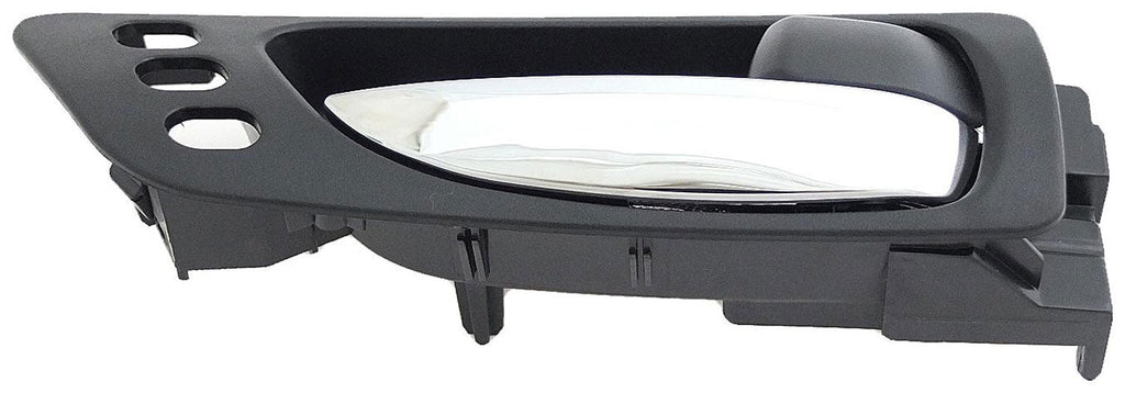 Interior Door Handle Chrome Lever Front Right Black Housing - Dorman 79855