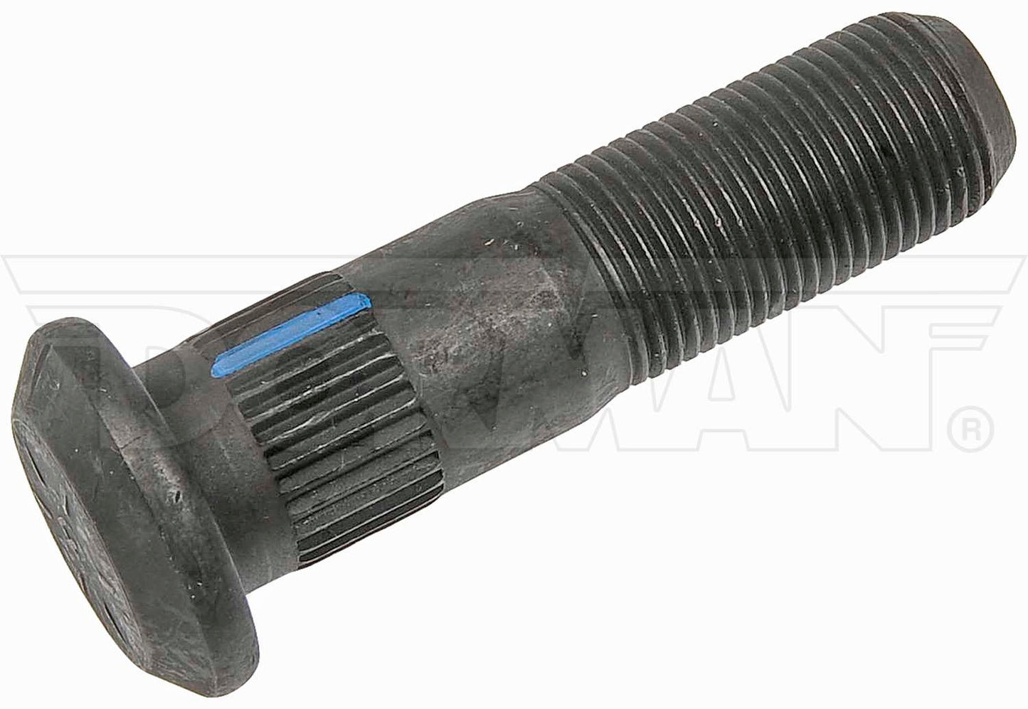 3/4" 16 Serrated Stud 0.813 in Knurl, 2.96 in LEN