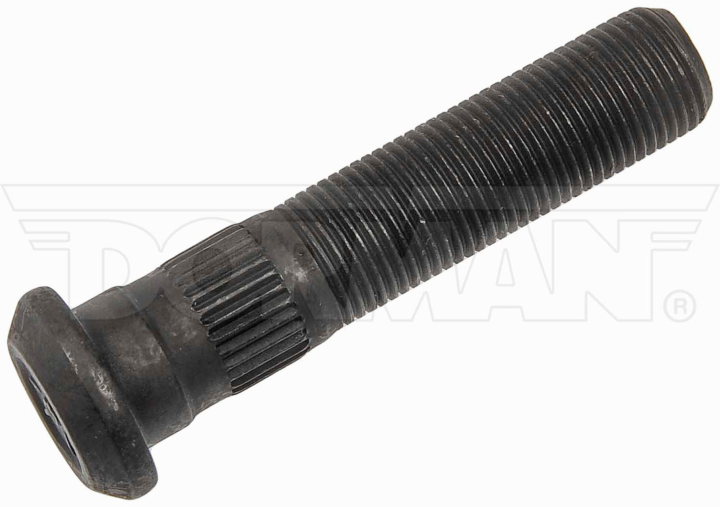 5/8" 18 Serrated Stud 0.65 in Knurl, 2.938 in LEN