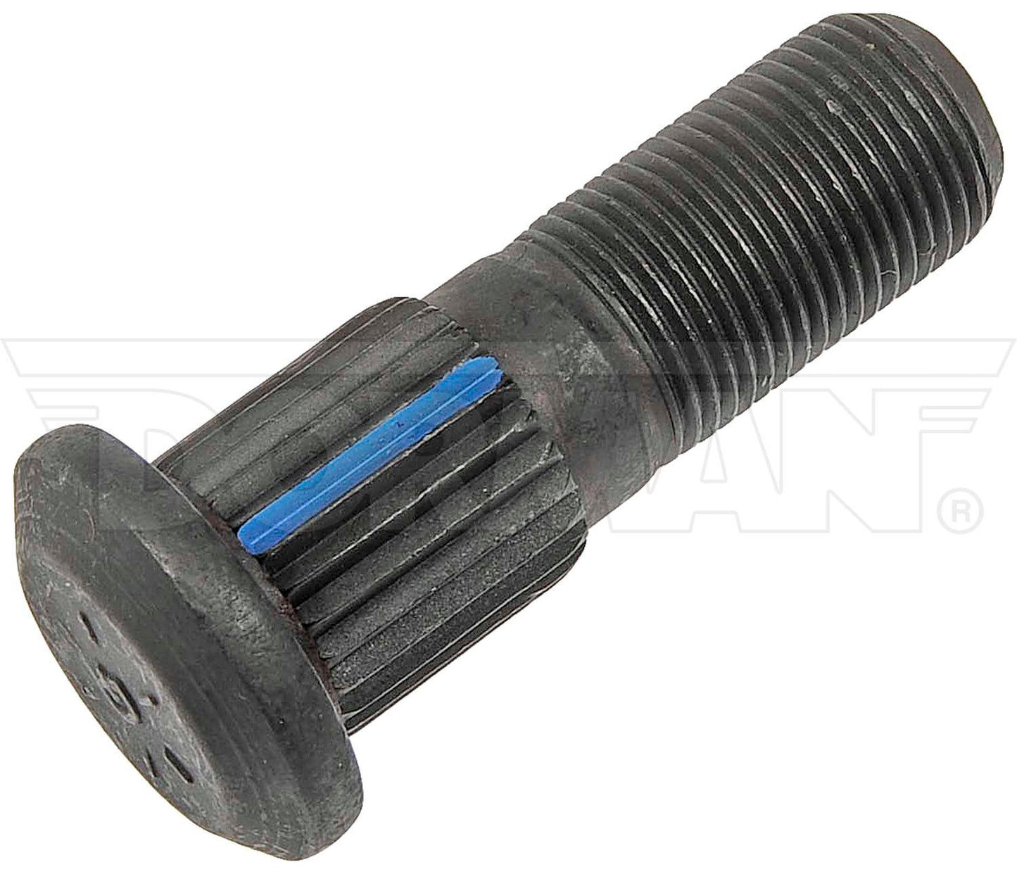 3/4" 16 Serrated Stud 0.876 in Knurl, 2.5 in LEN