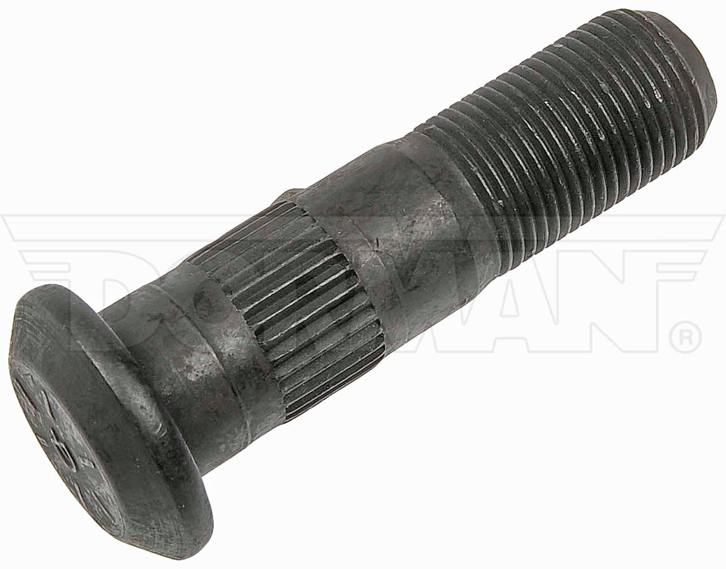 3/4" 16 Serrated Stud 0.8 in Knurl, 3.375 in LEN