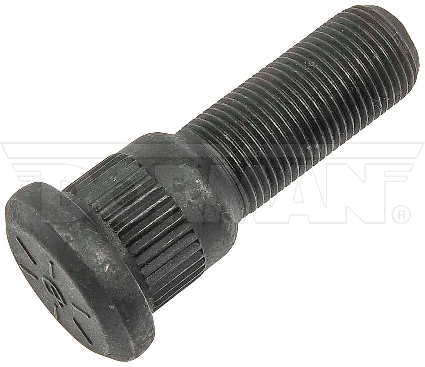 3/4" 16 Serrated Stud 1 in Knurl, 2.375 in LEN