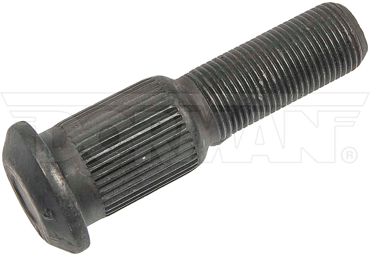 3/4" 16 Serrated Stud 1 in Knurl, 3.323 in LEN