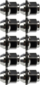 10 Wheel Lug Nut (Dorman 611-238) Wheel Nut M12-1.50 - 21mm Hex, 33.1mm Length