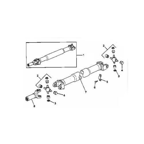 One GM Original Propeller Shaft (Drive Shaft) 15725150 for 4.3L 4-Speed Auto