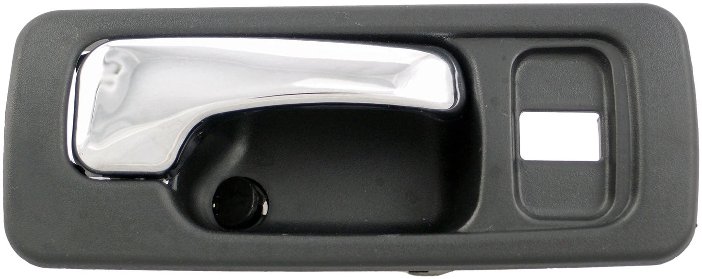 Interior Door Handle Front Right With Lock Hole Chrome Black - Dorman# 92428
