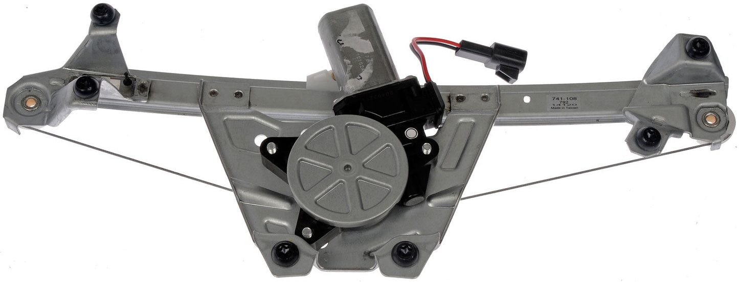 Power Window Regulator w/ Motor (Dorman 741-108) Rear Left