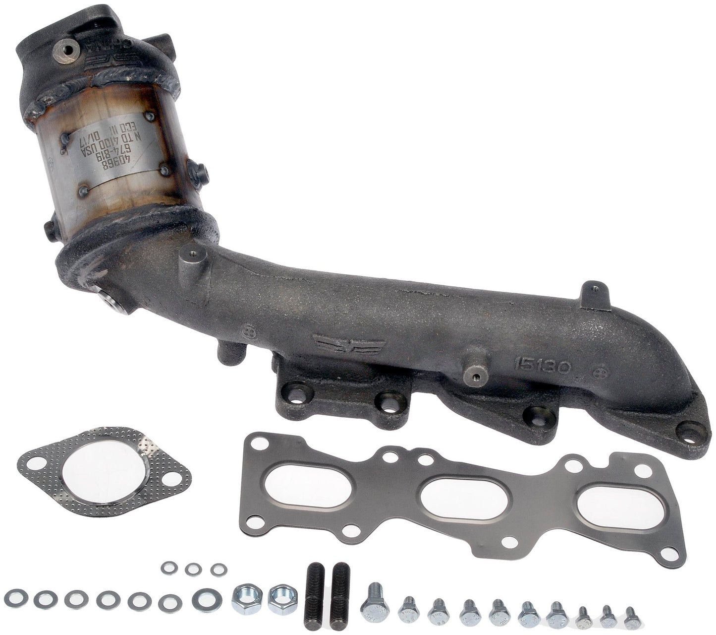 Exhaust Manifold with Integrated Catalytic Converter Dorman 674-819