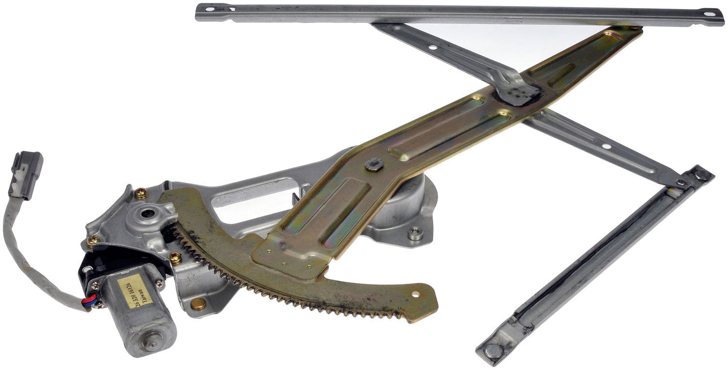 One Front Left Power Window Regulator With Motor Dorman 741-126