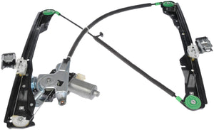 One Front Left Power Window Regulator With Motor Dorman 741-174