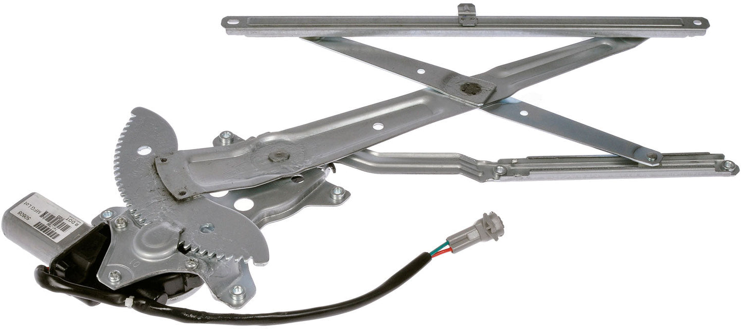 One Front Left Power Window Regulator With Motor Dorman 741-799