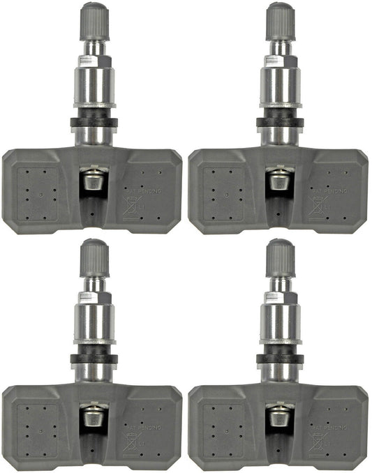 Four Tire Pressure Monitoring System (TPMS) Sensor Dorman 974-041