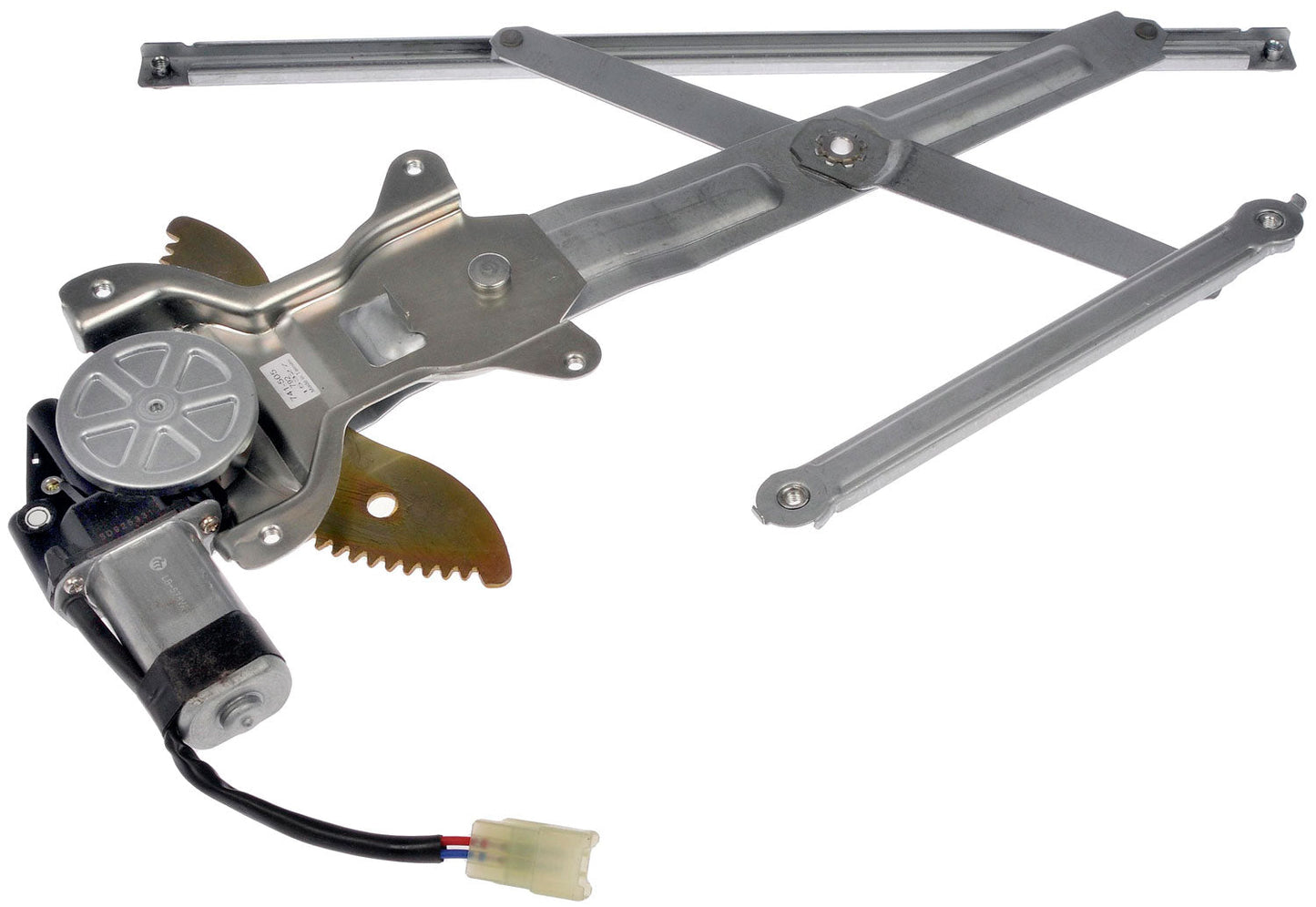 One Front Left Power Window Regulator With Motor Dorman 741-505