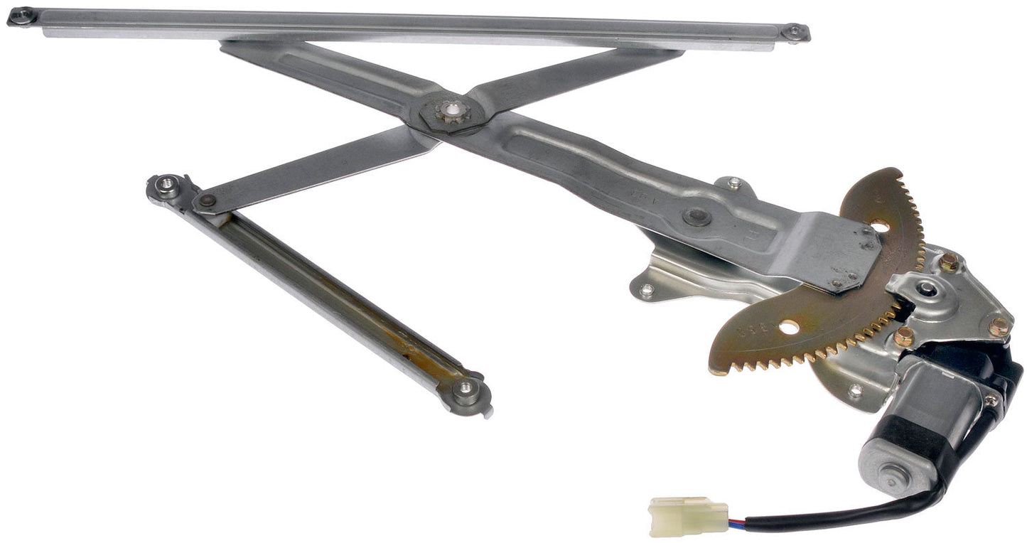 One Front Left Power Window Regulator With Motor Dorman 741-505