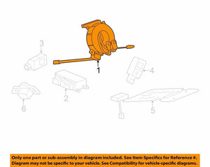 OEM GM 23166808 Turn Signal Clock Spring 13-2016 Cadillac XTS, CTS, ELR