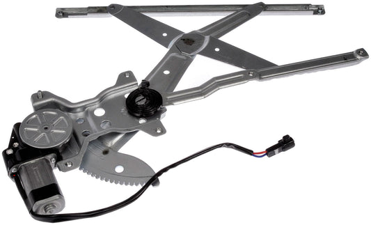 One Front Left Power Window Regulator With Motor Dorman 741-801