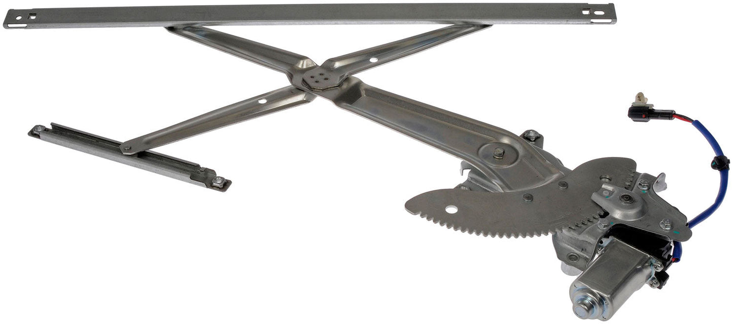 One Front Left Power Window Regulator With Motor Dorman 748-414