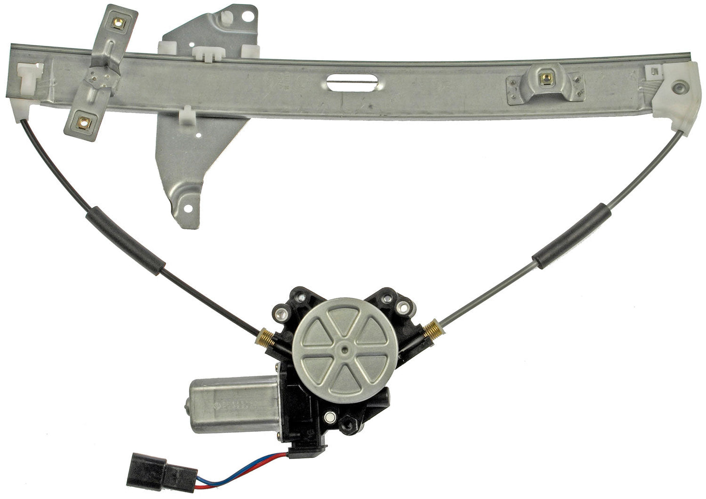 One Front Left Power Window Regulator With Motor Dorman 748-172
