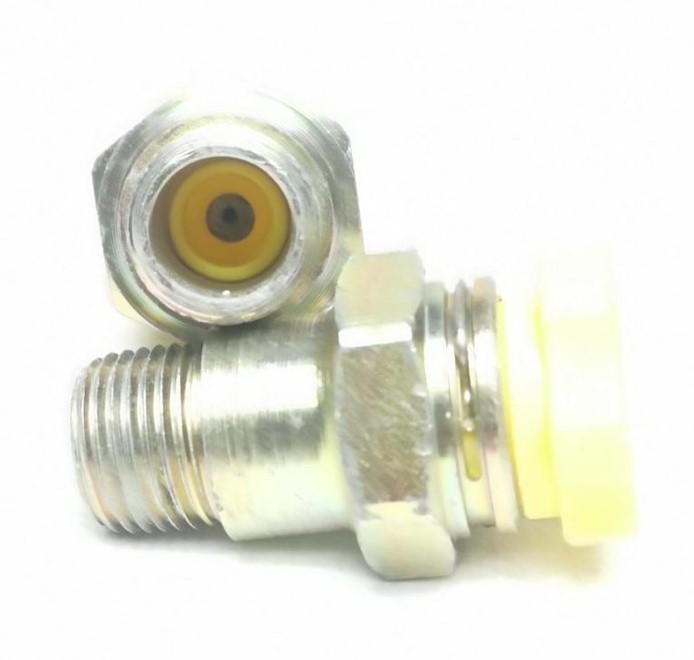 OEM GM 25794270 Two Engine Side Oil Cooler Line Connector 03-09 V8 8.1L 496CID