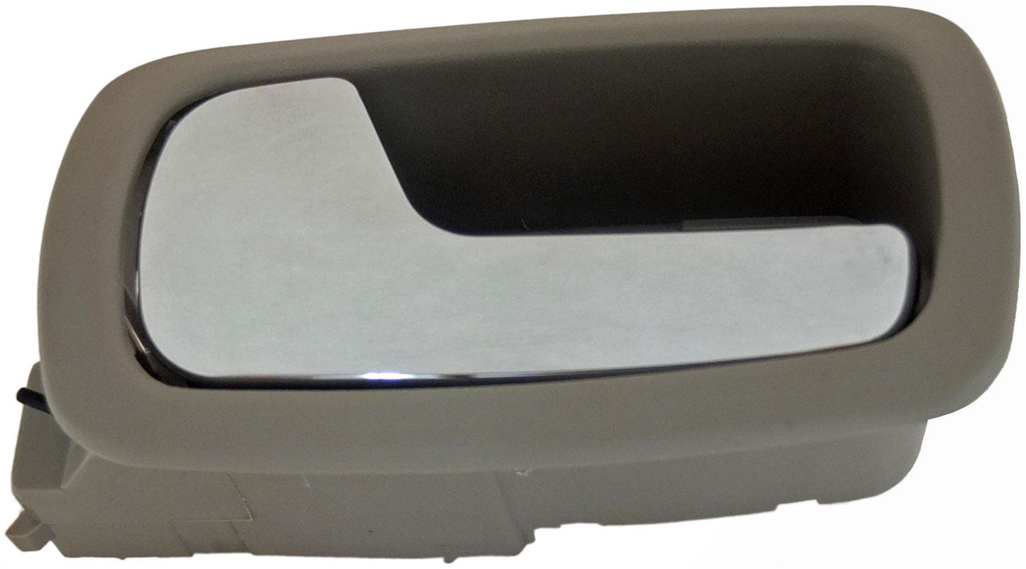 Interior Door Handle Rear Left Kit Chrome Lever Gray Housing - Dorman# 88671