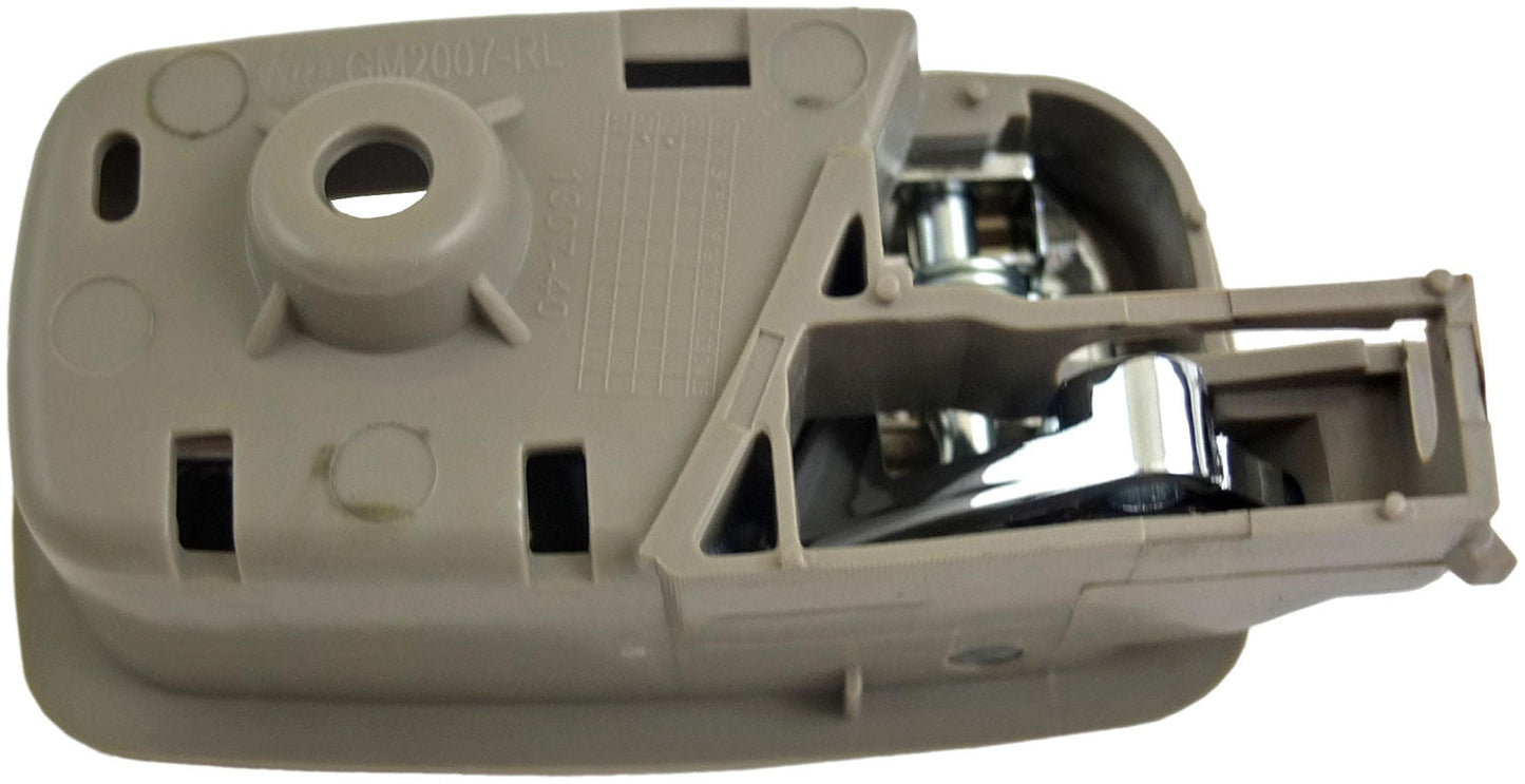 Interior Door Handle Rear Left Kit Chrome Lever Gray Housing - Dorman# 88671