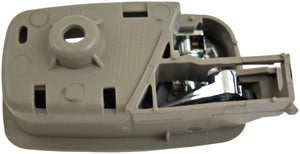 Interior Door Handle Rear Left Kit Chrome Lever Gray Housing - Dorman# 88671