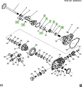 OEM Disconnect Shifter Kit - 74080007 Front Axle 8.25