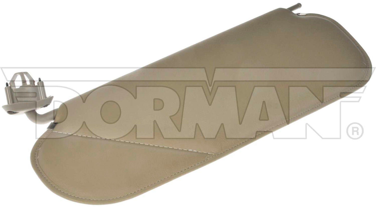 Left Sun Visor Panel Vinyl Shale (Dorman 74486)Fits 03-15 Chev&GMC Vans